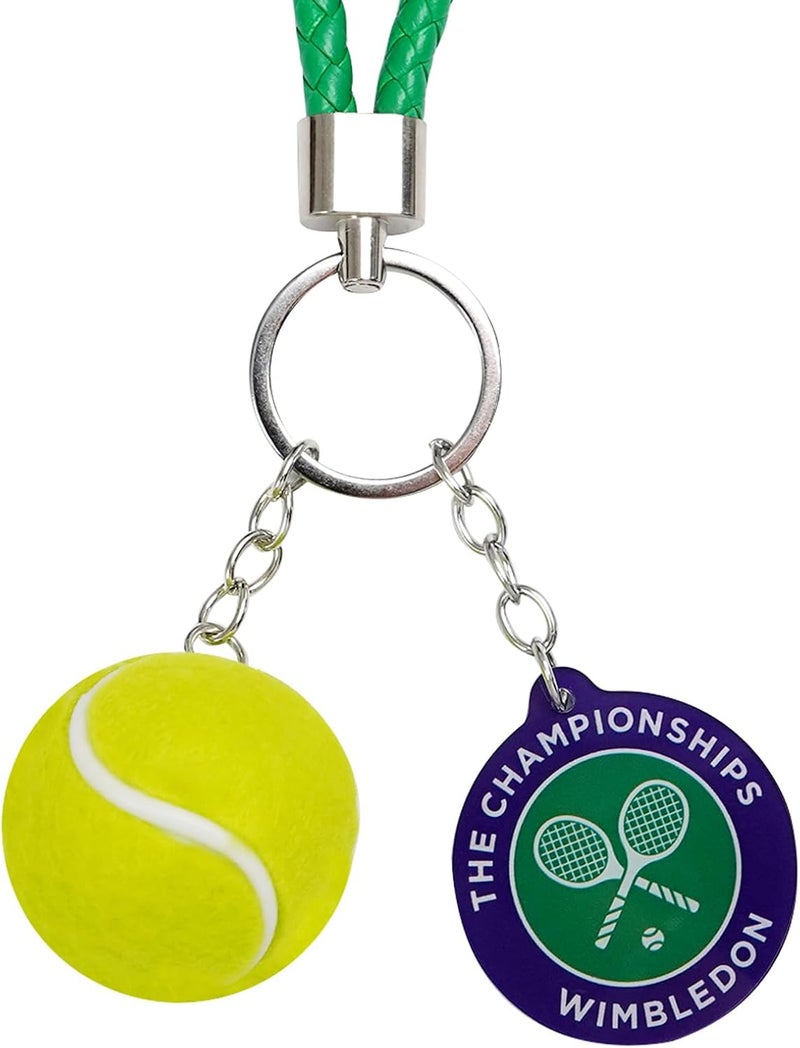 WILMIN Mini Tennis ball Keychain, Grand Slam Style - Image 1